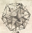 Great stellated dodecahedron from Perspectiva corporum regularium (1568)