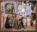 Fresco van Pietro Lorenzetti, ca. 1320, Sint-Franciscusbasiliek (Assisi), benedenkerk