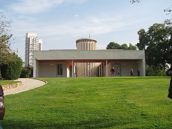 Weizmann residence, designed by Erich Mendelsohn