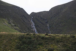 <span class="mw-page-title-main">Pistyll y Llyn</span> Waterfall in Powys, Wales