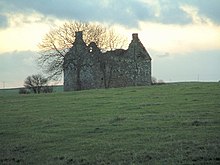 Pittarthie Castle was built by William Bruce's descendants in Fife Pitarthie Castle - geograph.org.uk - 104228.jpg