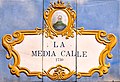 * Nomination Street name sign La Media Calle in 1730, now named Liniers, Montevideo, Uruguay --Ezarate 12:52, 9 April 2022 (UTC) * Promotion  Support Good quality. --Jakubhal 12:55, 9 April 2022 (UTC)