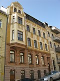 Apartment building in closed development