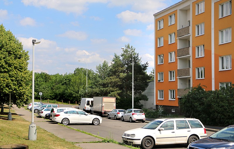 File:Pod Průsekem street, Praha, west part.jpg