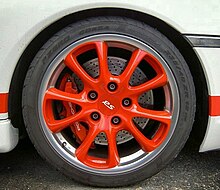 Eindeutige Erkennungsmerkmale des 911 GT3 RS sind u. a. die in Rot oder Blau lackierten Radsterne.