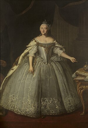 Empress Elizaveta Petrovna by Ivan Vishnyakov