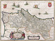 Peta Portugal dari tahun 1647