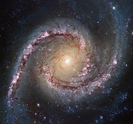 Галактика NGC 1566. Фотография телескопа «Хаббл».