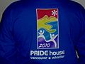 Marzec t-shirt pawilonów Pride na Zimowej Olimpiadzie 2010