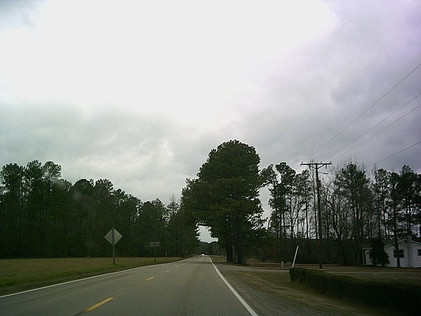 Rural scene along U.S. Route 301 in Prince George County