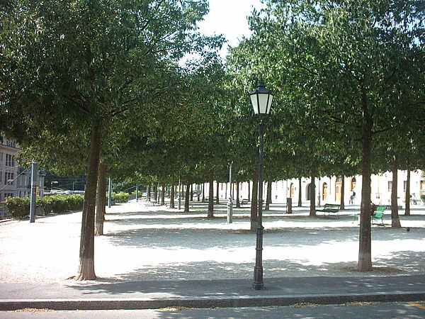 Bosquet in the Promenade Saint-Antoine, Geneva