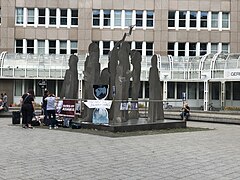 Protest in support of Julian Assange in Düsseldorf 01.jpg