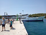 Prvić Luka - Postira ship at pier