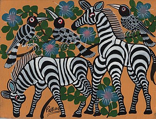 <span class="mw-page-title-main">Tingatinga (painting)</span> Painting style from East Africa