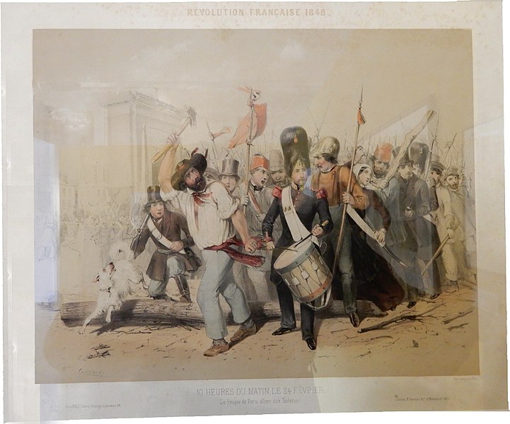 File:Révolution de 1848, Le peuple marchant vers les Tuileries, 10 heures du matin du 24 février.jpg