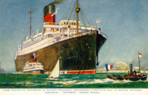 RMS Andania, 1921, Cunard Lines.png