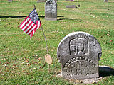 Grave marker in Lebanon Church Cemetery, West Mifflin