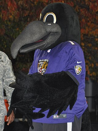 <span class="mw-page-title-main">Poe (mascot)</span> Mascot for the NFLs Baltimore Ravens