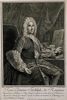 René-Antoine Ferchault de Réaumur. Line engraving by P. Simm Wellcome V0004955.jpg