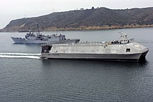 Sea Fighter in San Diego with USS Rentz Rentz and FSF-1.jpg