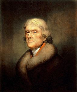 Rembrandt Peale, Portrait of Thomas Jefferson, 1805. New-York Historical Society. Reproduction-of-the-1805-Rembrandt-Peale-painting-of-Thomas-Jefferson-New-York-Historical-Society 1.jpg