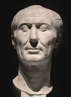 פורטרט טוסקולום, ככל הנראה הפסל היחיד של יוליוס קיסר ששרד מתקופתו