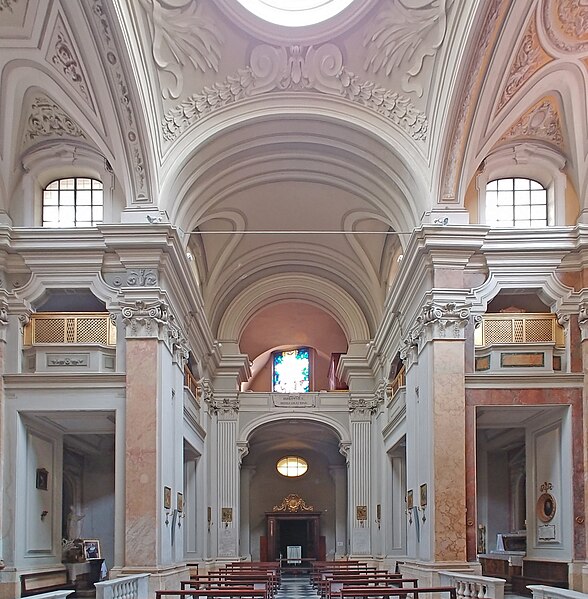 File:Roma, chiesa di Santa Maria della Luce - Interno verso la controfacciata.jpg