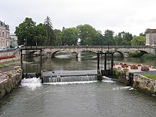 La Sauldre a Romorantin-Lanthenay.