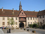 Porte Hohenbourg et l'ancienne école Hohenbourg, vue intérieure.