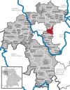 Lage der Gemeinde Rottendorf im Landkreis Würzburg