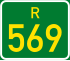 Escudo de la ruta regional R569