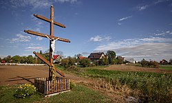 Eine Kapelle in Lisiec, Woiwodschaft Niederschlesien