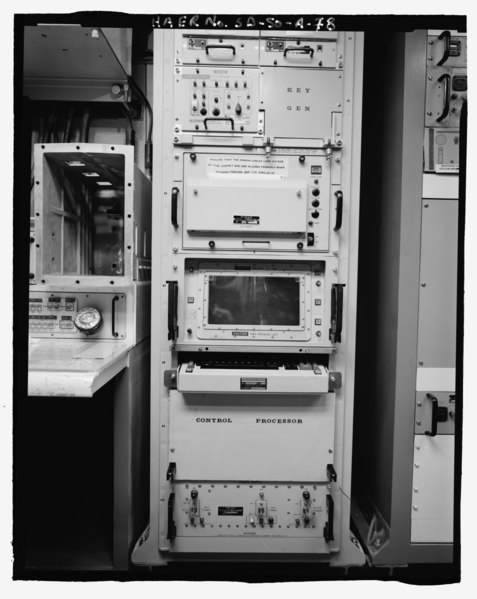 File:Sac digital network (Sacdin), south side - Ellsworth Air Force Base, Delta Flight, Launch Control Facility, County Road CS23A, North of Exit 127, Interior, Jackson County, SD HAER SD-50-A-78.tif