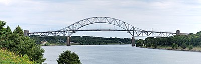 The Sagamore Bridge over the Cape Cod Canal