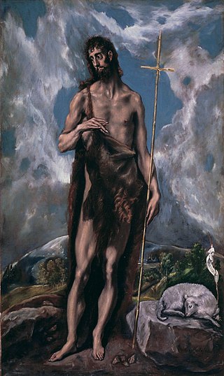 <i>Saint John the Baptist</i> (El Greco) Painting by El Greco