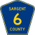 Sargent County Route 6 ND.svg