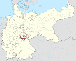 Ducato di Sassonia-Meiningen - Localizzazione