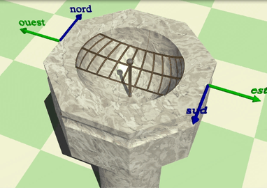 Dessin 3D d'un scaphé (Gérard Baillet).