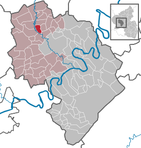 Poziția ortsgemeinde Schladt pe harta districtului Bernkastel-Wittlich