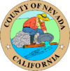 Kaliforniya shtatining Nevada okrugining rasmiy muhri