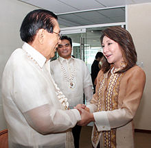 Enrile meets Cebu Governor Gwen Garcia Senator Juan Ponce Enrile meets Gov. Gwen Garcia.jpg