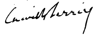 signature de Camille Barrère