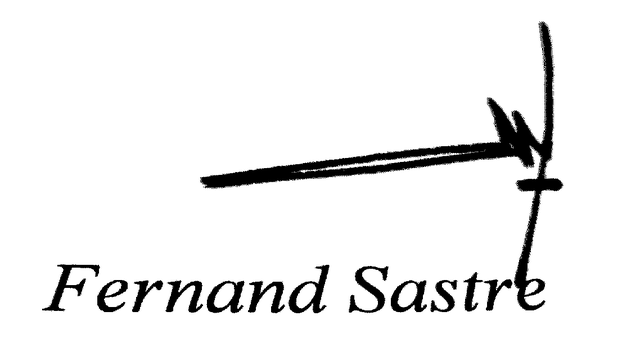 signature de Fernand Sastre