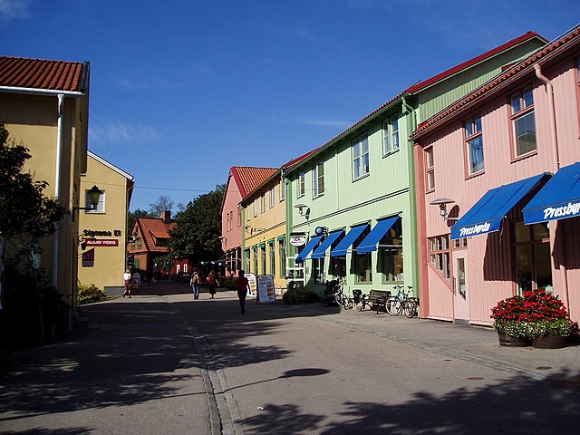 A rua Stora gatan, existente desde o século X