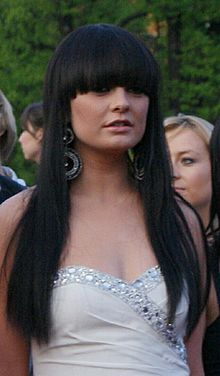 Sinéad Mulvey na Eurovizi 2009 v Moskvě