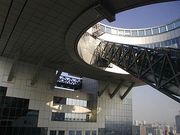 Umeda Sky Building, Osaka, Japan -- by jpatokal