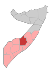 Somalia regions map Hiiraan