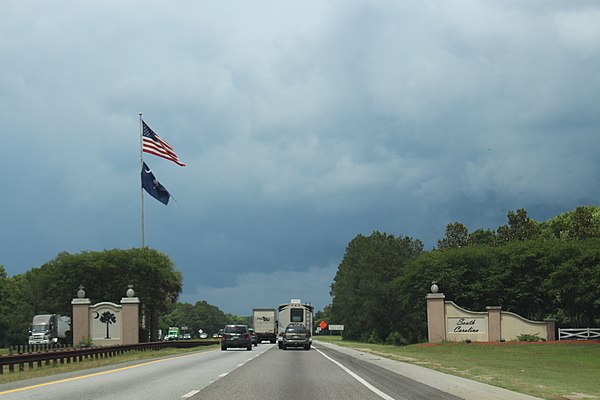 The southern gateway to I-95 in South Carolina