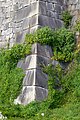 Southern wall at Osaka Castle in Namba.