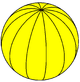 Spherical dodecagonal hosohedron.png